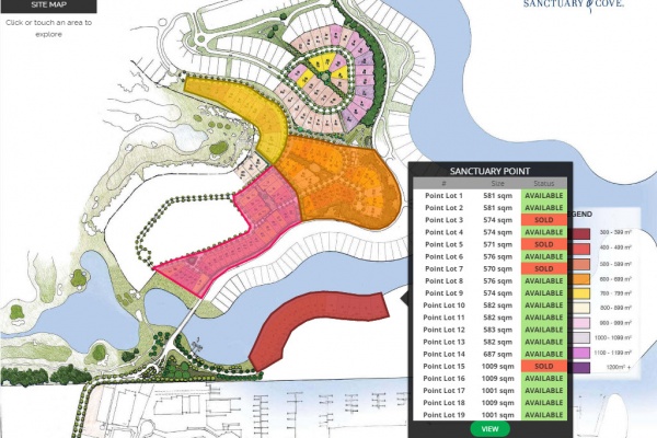 Interactive Site Plan Explorer for Residential Land Sales