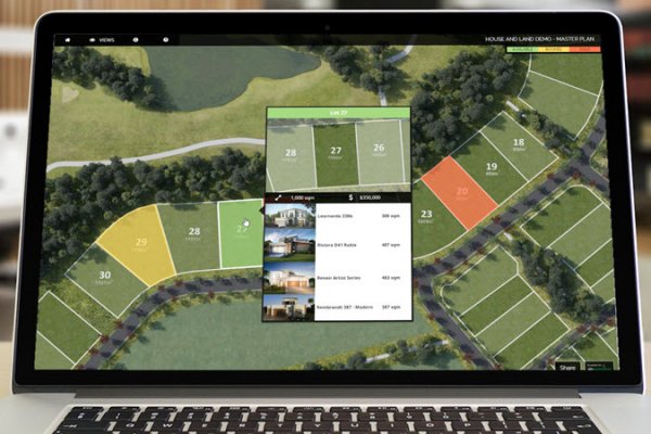 Interactive House & Land Sales Navigator