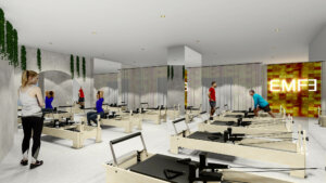 3D Render Gym Class Room
