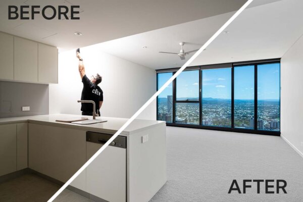 Real Estate Flash Photography Before After