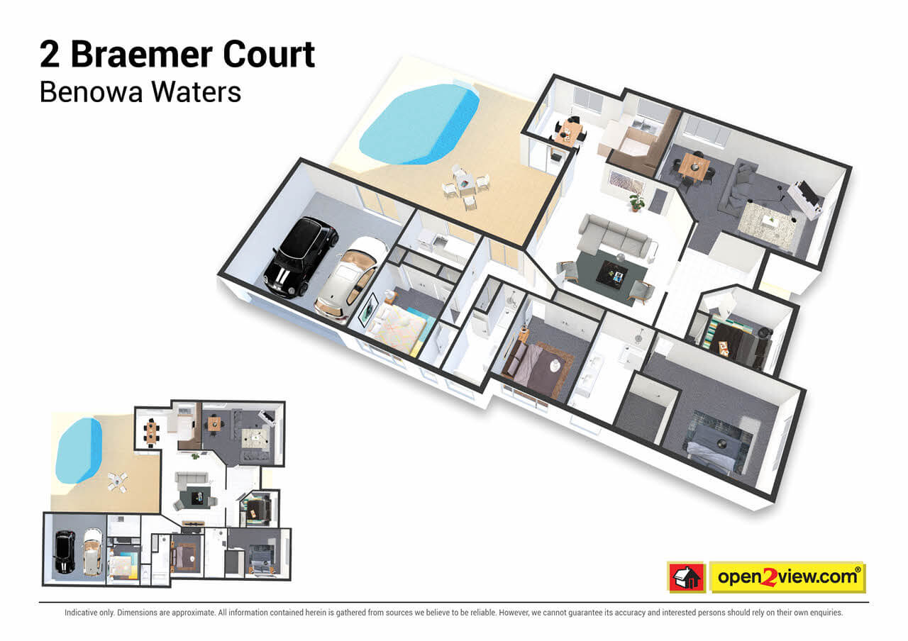 2 Braemer Court 3D Floor Plan