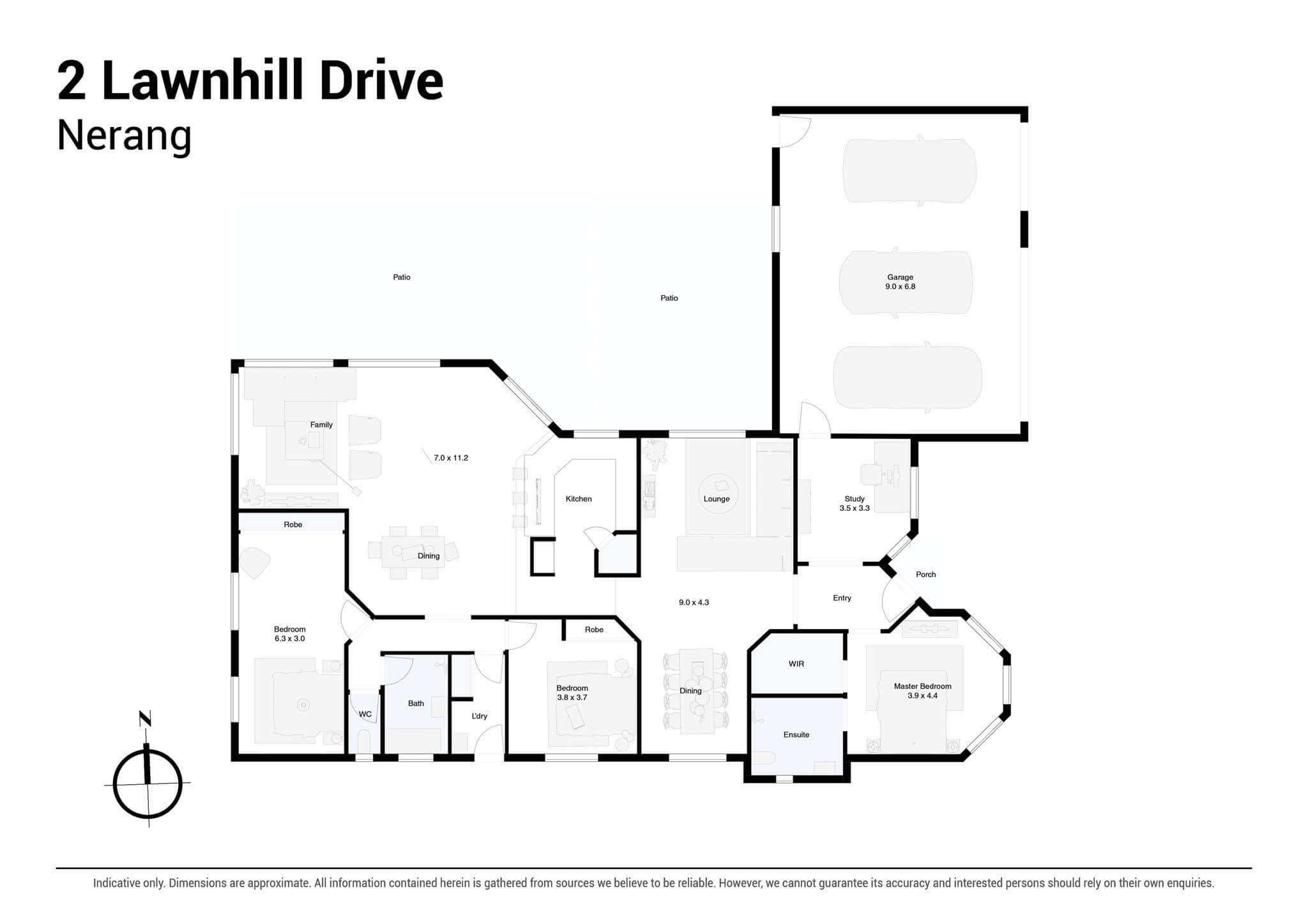 2 Lawnhill Drive Nerang 2D Floor Plan