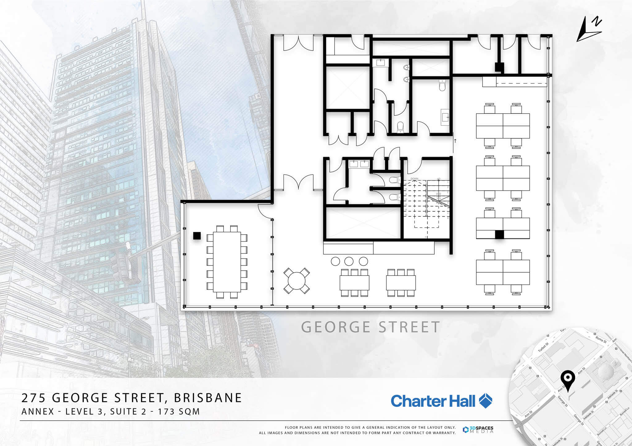 275 George Steet Annex Level 3 Suite2 Floor Plan