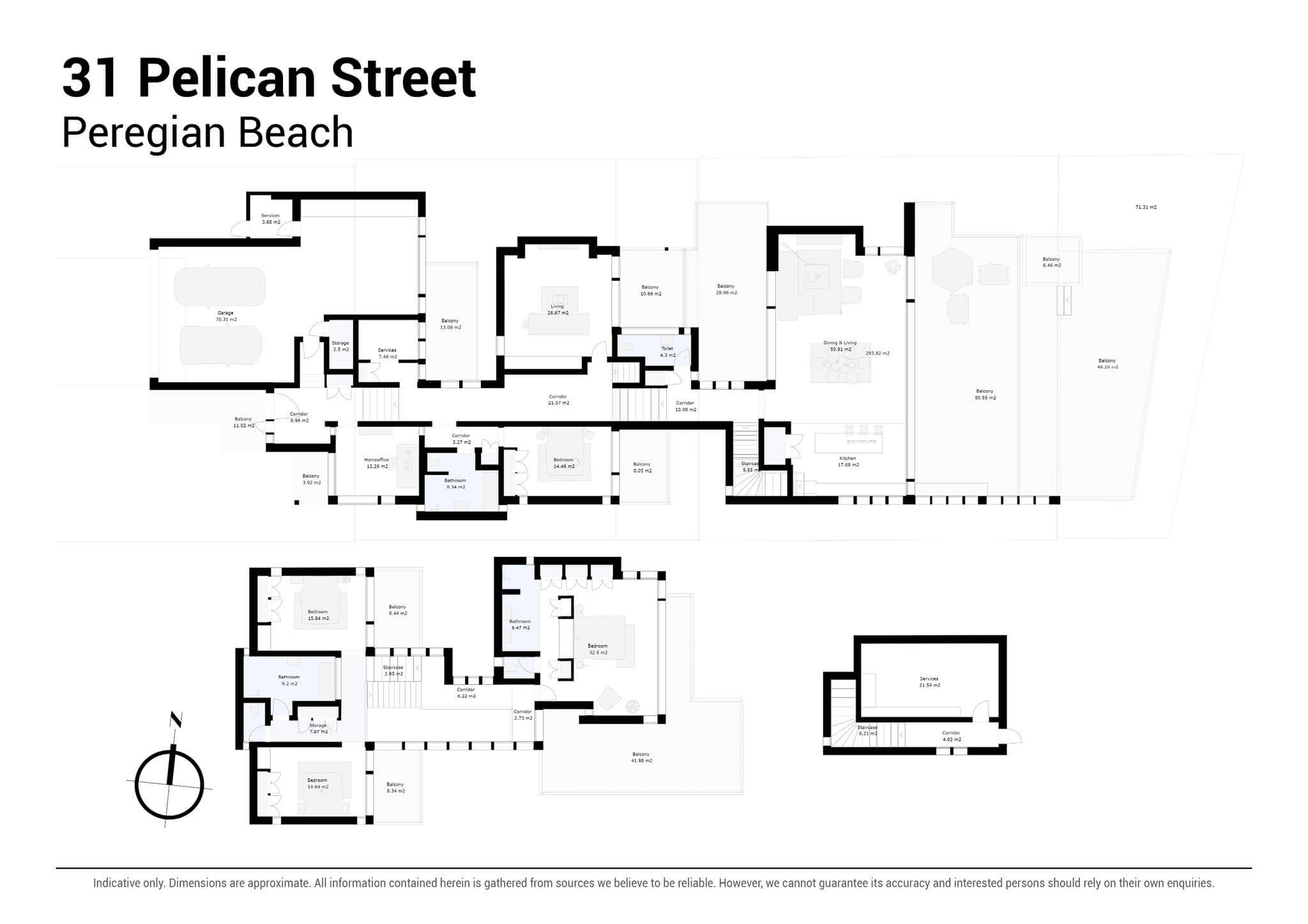31 Pelican Street Peregian Beach 2D Floor Plan