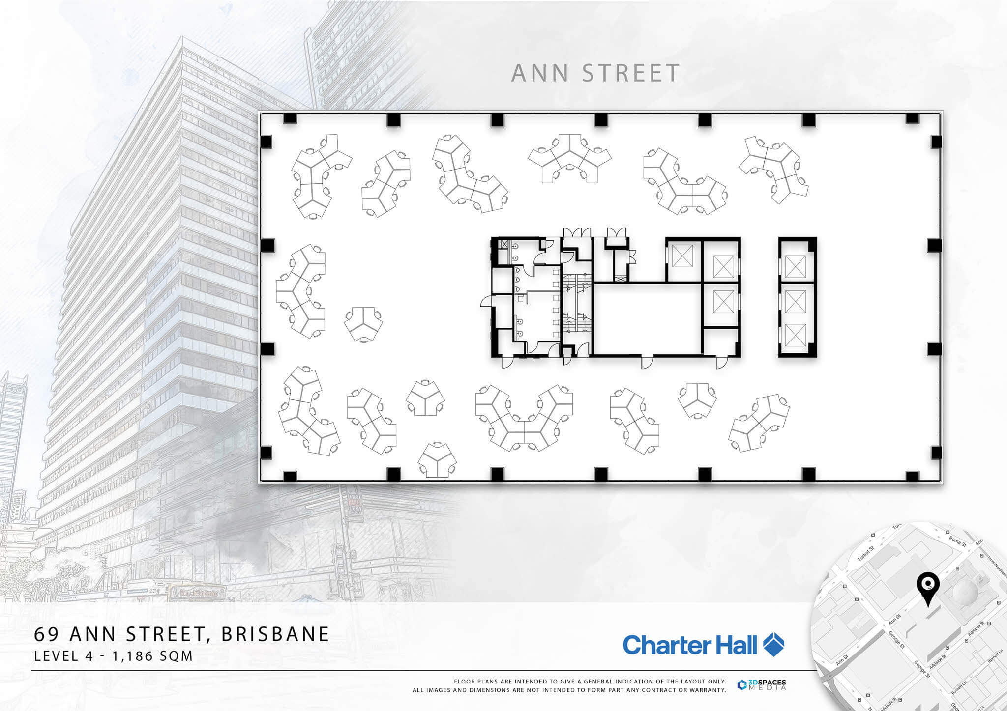 69 Ann Street Level 4 Floor Plan