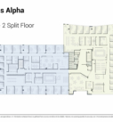 Campus Alpha Level 2 2 Split Floor 2D Floor Plan