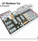 L1 87 Wickham Tce Brisbane 3D Floor Plan