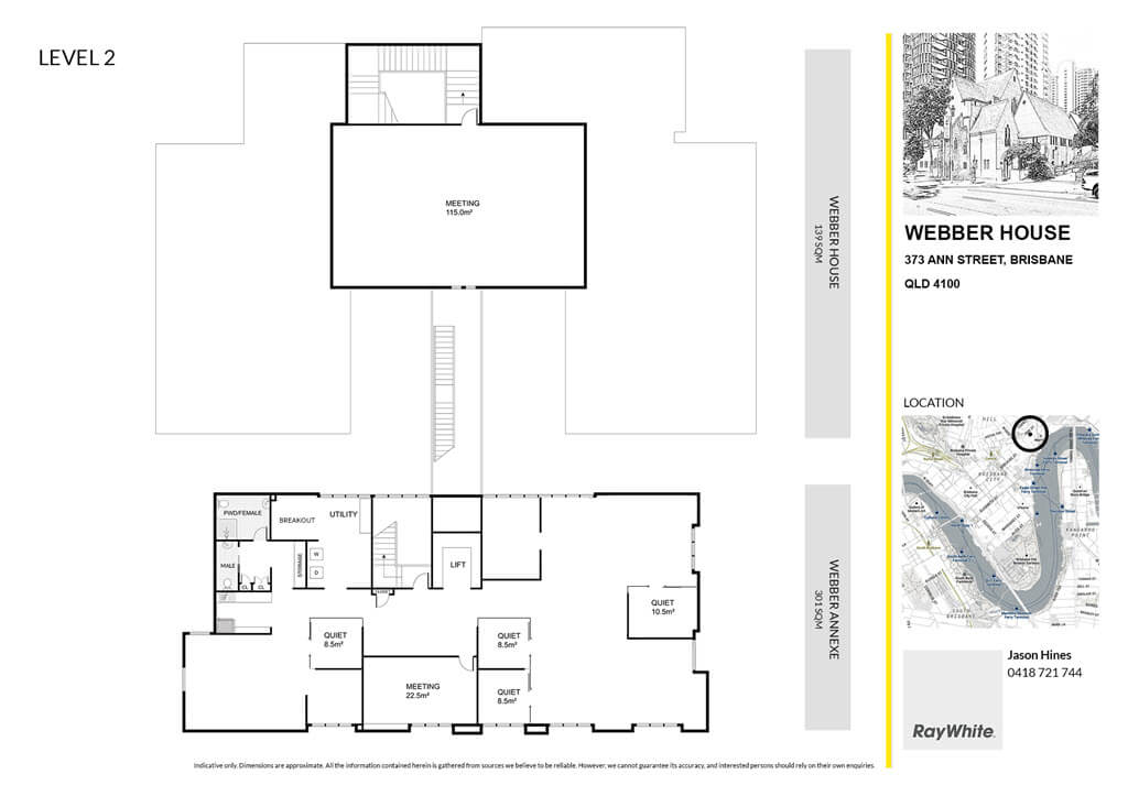 Webber House Floor Plan Level 2