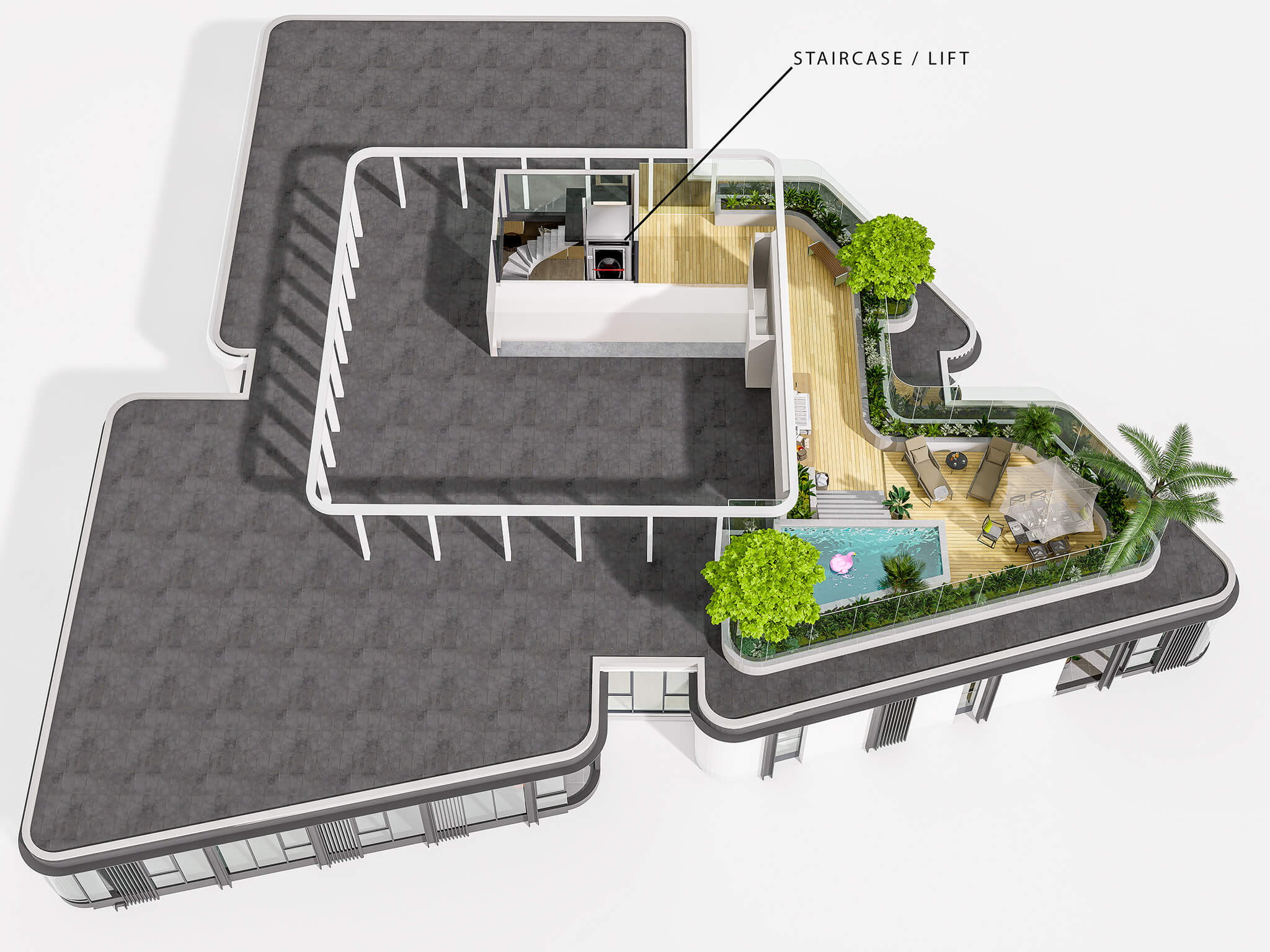 Picture of 3D Floor Plans for Billbergia’s Penthouse Development